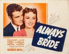 Always a Bride - Movie Poster (xs thumbnail)
