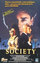Society - Spanish VHS movie cover (xs thumbnail)