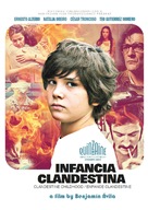 Infancia clandestina - Argentinian DVD movie cover (xs thumbnail)