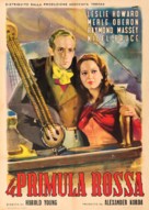 The Scarlet Pimpernel - Italian Movie Poster (xs thumbnail)