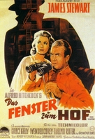 Rear Window - German Movie Poster (xs thumbnail)