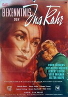 Bekenntnis der Ina Kahr, Das - German Movie Poster (xs thumbnail)