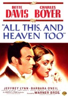 All This, and Heaven Too - DVD movie cover (xs thumbnail)