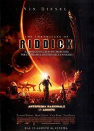 The Chronicles of Riddick - Italian Movie Poster (xs thumbnail)