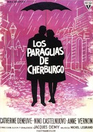 Les parapluies de Cherbourg - Spanish Movie Poster (xs thumbnail)