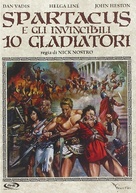 Gli invincibili dieci gladiatori - Italian DVD movie cover (xs thumbnail)