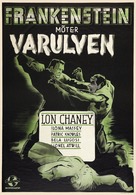 Frankenstein Meets the Wolf Man - Swedish Movie Poster (xs thumbnail)