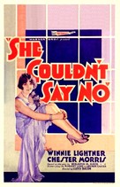 She Couldn&#039;t Say No - Movie Poster (xs thumbnail)