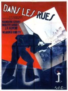 Dans les rues - French Movie Poster (xs thumbnail)
