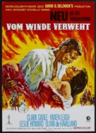 Gone with the Wind - German Movie Poster (xs thumbnail)