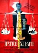 Justice est faite - French Movie Poster (xs thumbnail)