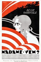 Madam Who - Swedish Movie Poster (xs thumbnail)