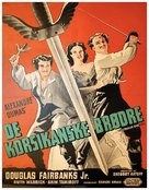 The Corsican Brothers - Danish Movie Poster (xs thumbnail)