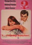 Sex and the Single Girl - German Movie Poster (xs thumbnail)