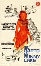 Bunny Lake Is Missing - Spanish Movie Poster (xs thumbnail)