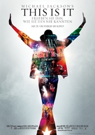 This Is It - German Movie Poster (xs thumbnail)
