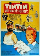Tintin et le myst&egrave;re de la toison d&#039;or - Danish Movie Poster (xs thumbnail)