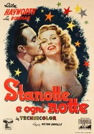 Tonight and Every Night - Italian Movie Poster (xs thumbnail)