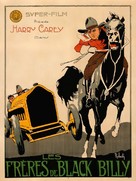 Three Mounted Men - French Movie Poster (xs thumbnail)