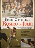 Romeo and Juliet - Danish Movie Poster (xs thumbnail)