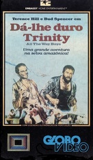 Pi&ugrave; forte, ragazzi! - Brazilian VHS movie cover (xs thumbnail)