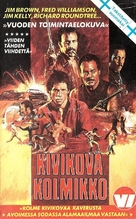 One Down, Two to Go - Finnish VHS movie cover (xs thumbnail)