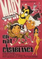 A Night in Casablanca - Danish Movie Poster (xs thumbnail)
