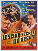 Five Graves to Cairo - Belgian Movie Poster (xs thumbnail)