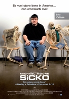 Sicko - Italian Movie Poster (xs thumbnail)
