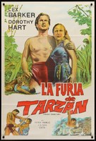 Tarzan&#039;s Savage Fury - Argentinian Movie Poster (xs thumbnail)