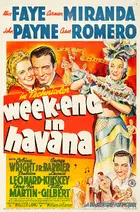 Week-End in Havana Poster