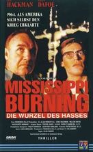 Mississippi Burning - German VHS movie cover (xs thumbnail)