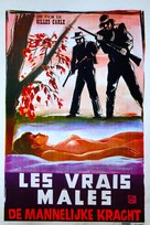 Les m&acirc;les - Belgian Movie Poster (xs thumbnail)