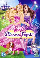 Barbie: The Princess &amp; the Popstar - British DVD movie cover (xs thumbnail)