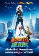Monsters vs. Aliens - German Movie Poster (xs thumbnail)