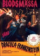 Dracula Vs. Frankenstein - Swedish Movie Poster (xs thumbnail)