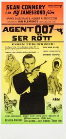 From Russia with Love - Swedish Movie Poster (xs thumbnail)