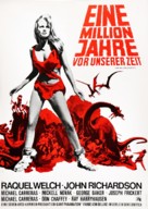 One Million Years B.C. - German Movie Poster (xs thumbnail)