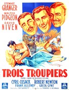 Soldiers Three - French Movie Poster (xs thumbnail)