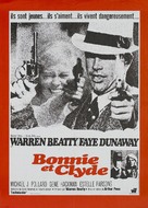 Bonnie and Clyde - French Movie Poster (xs thumbnail)