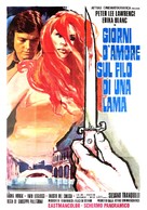 Giorni d&#039;amore sul filo di una lama - Italian Movie Poster (xs thumbnail)