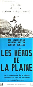 Heroes of the Saddle - French Movie Poster (xs thumbnail)