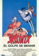 Ast&eacute;rix et le coup du menhir - Spanish VHS movie cover (xs thumbnail)