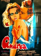 Andrea - Wie ein Blatt auf nackter Haut - French Movie Poster (xs thumbnail)