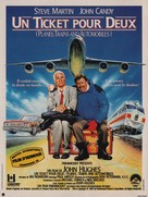 Planes, Trains &amp; Automobiles - French Movie Poster (xs thumbnail)