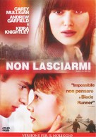 Never Let Me Go - Italian DVD movie cover (xs thumbnail)