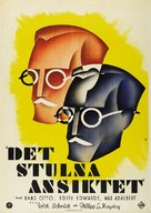 Das gestohlene Gesicht - Swedish Movie Poster (xs thumbnail)