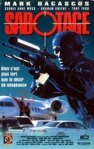 Sabotage - French VHS movie cover (xs thumbnail)