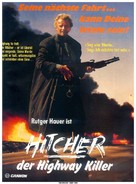 The Hitcher - German Movie Poster (xs thumbnail)