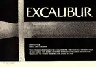 Excalibur Poster